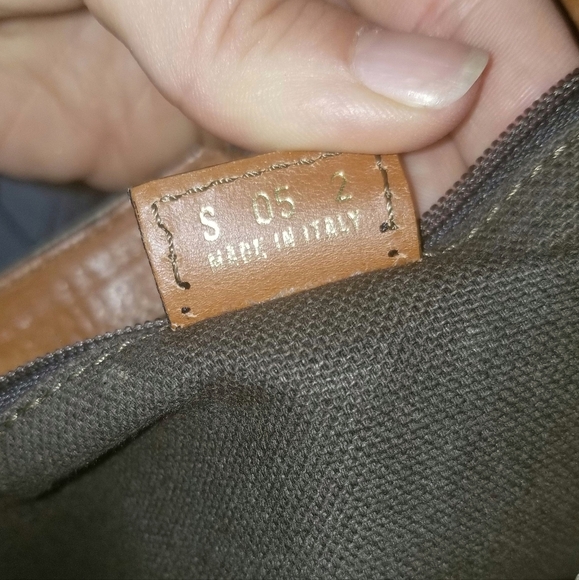 Burberry RARE Horse Bit Cream Canvas & Leather Top Handle Vintage Shoulder Bag - Picture 9 of 14